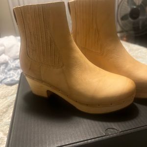Brand new, never platform booties